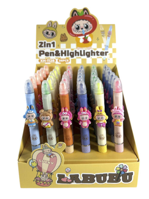 3665478 Lapiceras labubu doble punta