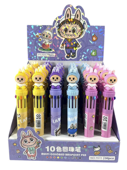 552100 Lapicera multicolor Labubu