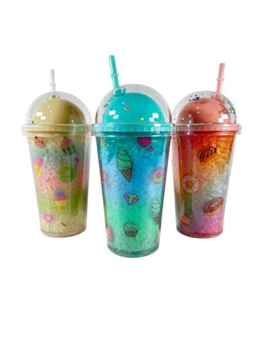 Vaso plastico tipo frappe