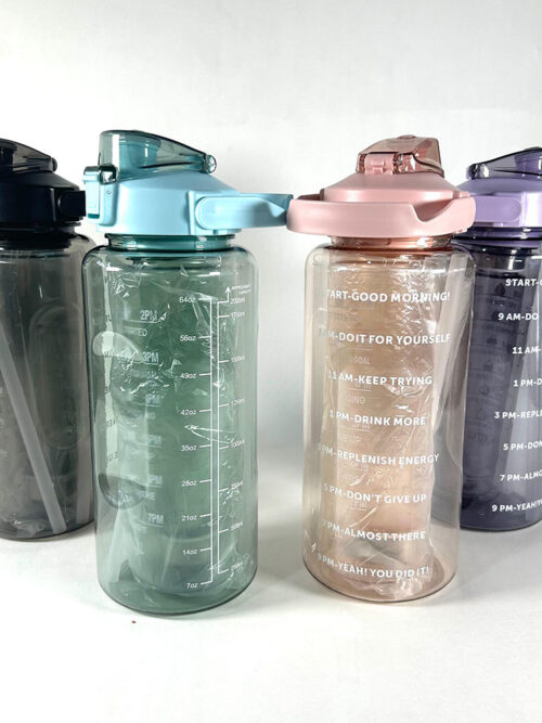 wqgsdsds Set de 3 botellas motivacionales