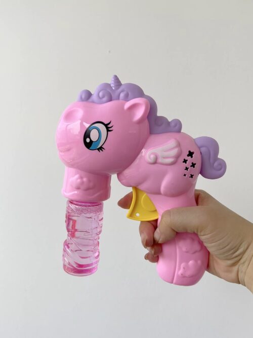 Pistola de burbujas - Unicornio
